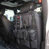 Universal Tactical Vehicle Back Seat Organizer with 3 Detachable Pouches Molle Pouches Truck Seat Organizer Tactical Gear for Car Truck Ford Jeep Veh