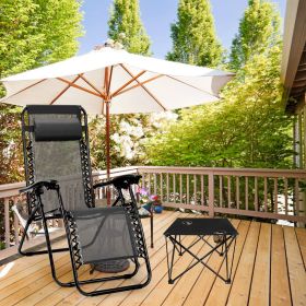 Portable Folding Camp Table 18.5"×18.5" – Ultralight 2 lb, 44 lb Load, 600D Oxford Top, Built-in 2 Cup Holders, Pop-Up Setup, Mini Square Table for P