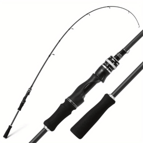 multi-purpose casting and spinning rod, carbon fiber design, with guide ring, ergonomic handle, suitable for seawater, light and sensitive, comfortab