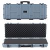 VEVOR Hard Rifle Case, Lockable Rifle Case with Pre-cut Foams, 42 in Movable Gun Storage with Wheels, IP67 Waterproof & Dustproof Pistol Storage for