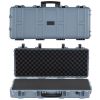 VEVOR Hard Rifle Case, Lockable Rifle Case with 4 Layers Pre-cut Foams, 36 in Gun Storage with Wheels, IP67 Waterproof & Dustproof Pistol Storage Cas