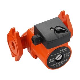VEVOR F-15-58FC Cast Iron Circulator Pump, 17 GPM, AC 120V 20 ft Hot Water Recirculating Circulation Pump, 1-Inch Flange Connection, 3-Speed Adjustme
