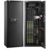 VEVOR 6-8 Rifles Gun Safe, Rifle Safe with Lock & Digital Keypad, Quick Access Tall Gun Storage Cabinet with Removable Shelf, Rifle Cabinet for Home