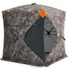 VEVOR Hunting Blind, 270° See Through Ground Blind, 2-3 Person Pop Up Deer Blind for Hunting with Carrying Bag, Portable Resilient Hunting Tent, One-