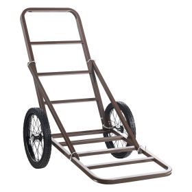 VEVOR Deer Cart, 300 LBS Capacity Folding Game Cart, Deer Cart Game Hauler with Big Rubber Wheels & Ergonomic Handle, Heavy-Duty Game Cart Accessorie