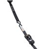 VEVOR Ratchet Tie Down Straps (4PK), 5208 lb Max Break Strength, Includes 4 Premium 1.6" x 8' Rachet Tie Downs with Padded Handles, for Moving Securi