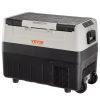 VEVOR Car Refrigerator, 12 Volt Car Refrigerator Fridge, 48 QT/45 L Dual Zone Portable Freezer, -4-50 Fahrenheit Adjustable Range, 12/24V DC and 100-