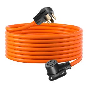 VEVOR 50 ft Dryer Extension Cord, 4-Prong NEMA 14-30P to 14-30R Dryer Cord, 125V/250V, STW 10AWG/4C, 30A, Pure Copper Wire Cable with Black Non-woven