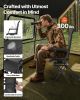 VEVOR Hunting Chair, 360° Silent Swivel, Foldable Lightweight Portable Blind Chair, Heavy-Duty Steel Frame Ground Stool Seat, with Armrest, Adjustabl