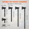 VEVOR Survival Shovel Survival Axe, 16-in-1 Camping Folding Shovels with Hatchet, Stainless Steel Tactical Shovel Hatchet Combo, Multifunctional Emer