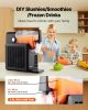 VEVOR Slushie Machine, 2.6L/88oz No Ice Needed Slushy Machine for Home, Frozen Drink Maker with 5 Preset Programs, Margarita Machine with Self-Cleani