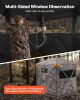 VEVOR Hunting Blind, 6-7 Person Ground Blinds with Carrying Bag, Portable Camouflage Tent, Reinforced Durable Concealed Shelter with Silent Zipper Do