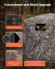 VEVOR Hunting Blind, 270° See Through Ground Blind, 2-3 Person Pop Up Deer Blind for Hunting with Carrying Bag, Portable Resilient Hunting Tent, One-