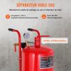 VEVOR 10Gal/40L Sandblaster Equipped with Nozzle Shut-Off Valve Pressure Gauge Ceramic Nozzle 2.5m Hose Filling Funnel Watertrap 6\" Rubber Wheels Gr"