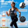 VEVOR Adjustable Weighted Vest, 11-20lb Weight Vest with 6 Ironsand Weights and Reflective Stripe, Body Weight Vest Exercise Set for Men Women, Worko
