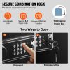 VEVOR 6-8 Rifles Gun Safe, Rifle Safe with Lock & Digital Keypad, Quick Access Tall Gun Storage Cabinet with Removable Shelf, Rifle Cabinet for Home