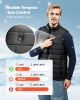 VEVOR Heated Vest, Men Electric Heating Vest with 16000 mAh Battery Pack, 8 Heating Zones Lightweight Rechargeable Winter-Vest with 3 Levels, for Out
