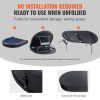 VEVOR 10 Player Foldable Poker Table, Blackjack Texas Holdem Poker Table with Padded Rails and Stainless Steel Cup Holders, Portable Folding Card Boa