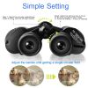10-180X100 High-Powered Binoculars, 8-24x Magnification, 50mm Objective Lens, Low Light Night Vision, Multi-Layer Coated Aspherical Lenses, Large Fie