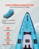 VEVOR Inflatable Kayak, 2-Person Inflatable Recreational Kayak 700LBS Capacity, Leak & Puncture-Resistant with Padded Seat, PVC Drop-Stitch Floor, 2