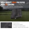 VEVOR 2+2 Passenger Golf Cart Cover, 600D Polyester Full Cover, Suitable for 2+2 Golf Carts, Waterproof, Sunproof, and Dustproof Outdoor Golf Cart Co