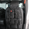 Universal Tactical Vehicle Back Seat Organizer with 3 Detachable Pouches Molle Pouches Truck Seat Organizer Tactical Gear for Car Truck Ford Jeep Veh