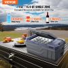 VEVOR Car Refrigerator, 12 Volt Car Refrigerator Fridge, 15 L Single Zone Portable Freezer, -4-68 F Adjustable Range, 12/24V DC and 100-240V AC Compr