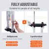 VEVOR Drywall Stilts, 18''-30'' Adjustable Aluminum Tool Stilts with Protective Knee Pads, Durable and Non-slip Work Stilts for Sheetrock Painting, W