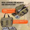 VEVOR Range Bag for 2 Pistols, Tactical Gun Bag with 2 Built-in Removable Pistol Bags & 6 Detachable Magazines, Gun Range Bag for Outdoor Hunting Sho
