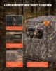 VEVOR Hunting Blind, 2-3 Person See Through Ground Blinds with Carrying Bag, 360 Degree Portable Camouflage Tent, Durable Concealed Shelter with Sile