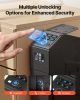 VEVOR Gun Safe, Slider Handgun Gun Safe with Screen, Fingerprint/Password/Key, 3-Way Quick Access Firearm Case Box with LED for 1 Pistol & Magazine,