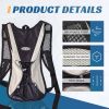 2 Pack Hydration Backpack with 2L Water Hydration Bladder Hydration Water Backpack with Hydration Bladder for Running, Hiking, Cycling, Climbing, Cam