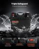VEVOR Battery Box, Group 24/31 Trolling Motor Battery Box, 12V/24V Marine Batteries Case with PP Shell and Dual Straps, Smart Batteries Case, Suitabl