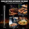 PSJX369 BBQ Meat Thermometer-SUS304 Stainless Steel with Bluetooth 5.2 Connectivity (700ft range), 24-hour battery life, 1-second response time. Feat