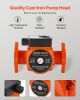 VEVOR F-15-58FC Cast Iron Circulator Pump, 17 GPM, AC 120V 20 ft Hot Water Recirculating Circulation Pump, 1-Inch Flange Connection, 3-Speed Adjustme