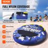 VEVOR Towable Tube for Boating, 340 lbs, 1-2 Riders Inflatable Boat Tubes and Towables, 51.8" Round Water Sport Towable Tube for Boat to Pull, Full N