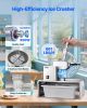 VEVOR Commercial Ice Shaver Machine, 661 LBS/H Electric Ice Crusher with Replaceable Container, 350W Premium Motor, 4 Blades, Shaved Snow Cone Machin