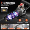 VEVOR Wet Polisher 800W, 4" Concrete Grinder with 6 Variable Speed and 7 Polishing Kits, Wet Grinder Machine for Marble, Granite, Stone, Rock, Tile,