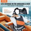 VEVOR Life Vest for Watersports (PFD), Life Jacket with Waterproof Nylon & 110N Buoyancy, Life Vest/Jacket for Any Water Activity-Fishing, Kayaking,