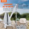 VEVOR Fluke Style Anchor Kit, 13 LBS Hot-Dipped Galvanized Steel Fluke Anchor with 7.9' Chain, 101' Rope and Two 0.4" Shackles, Marine Boat Anchor fo