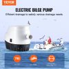 VEVOR Bilge Pump, 750GPH 12V Automatic Submersible Boat Bilge Water Pump with Float Switch, 0.7" Outlet Diameter, Small Boat Bilge Pump, Marine Elect
