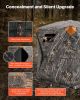 VEVOR Hunting Blind, 270° See Through Ground Blind, 1-2 Person Pop Up Deer Blind for Hunting with Carrying Bag, Portable Resilient Hunting Tent, One-