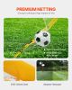 VEVOR Portable Soccer Goal, 12x6 ft Adults Kids Backyard Soccer Net, Large Practice Soccer Net, Steel Fiberglass Structure Training Goal Set, All-Wea