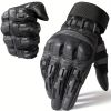 Tactical Gloves for Men - Touch Screen, Non-Slip, Full Finger Protection for Shooting, Airsoft, Military, Paintball, Motorcycle, Cycling, Hunting, Hi