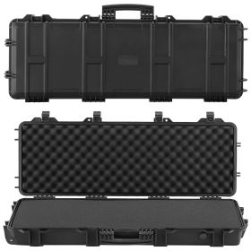 VEVOR Hard Rifle Case, Lockable Rifle Case with Pre-cut Foams, 40 in Gun Storage with Wheels, IP67 Waterproof & Dustproof Movable Large Pistol Storag (Default: Default)