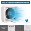 RV Roof Vent Fan 14",Continuously Variable Reversible 12V Remote Control Trailer Roof Vent Low Noise with Rain Sensor,UV Protection,Thermostat for Ca