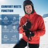 Anti-Slip Waterproof Thermal Winter Gloves for Men and Women, Windproof Cold Weather Motorcycle Riding Bicycle Cycling Hiking Gloves Touch Screen Ant